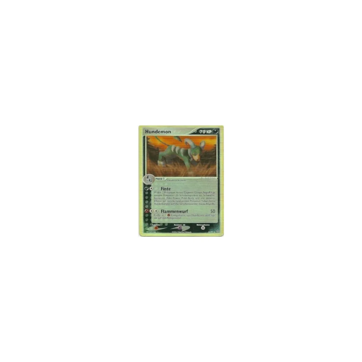 Hundemon REVERSE HOLO
