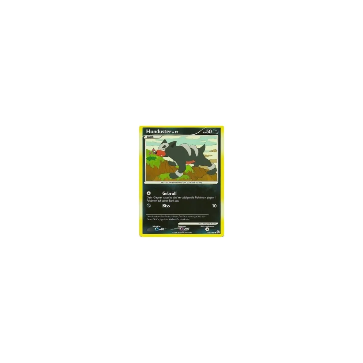 Hunduster Lv.12 103/146 Reverse Holo