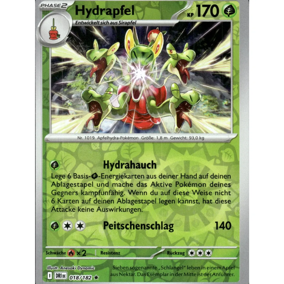 Hydrapfel 018/182 Holo REVERSE HOLO