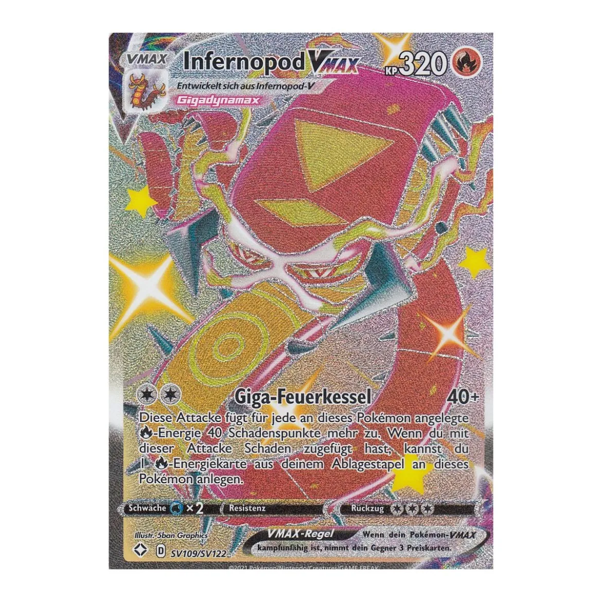 Infernopod-VMAX SV109/SV122 SHINY