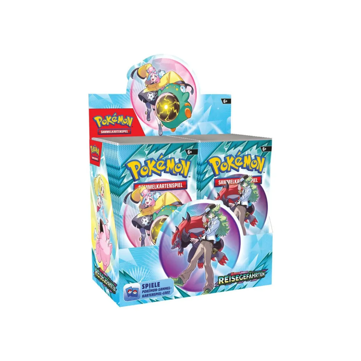 Karmesin & Purpur Reisegefährten Display (36 Booster) (deutsch)