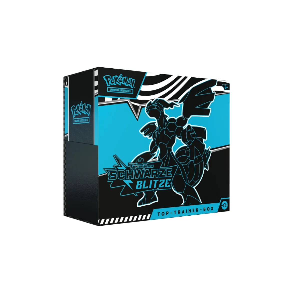 Karmesin & Purpur Schwarze Blitze Top Trainer Box (deutsch)