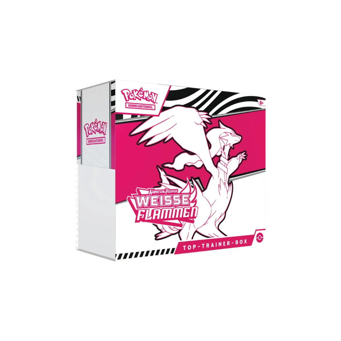 Karmesin & Purpur Weiße Flammen Top Trainer Box (deutsch)