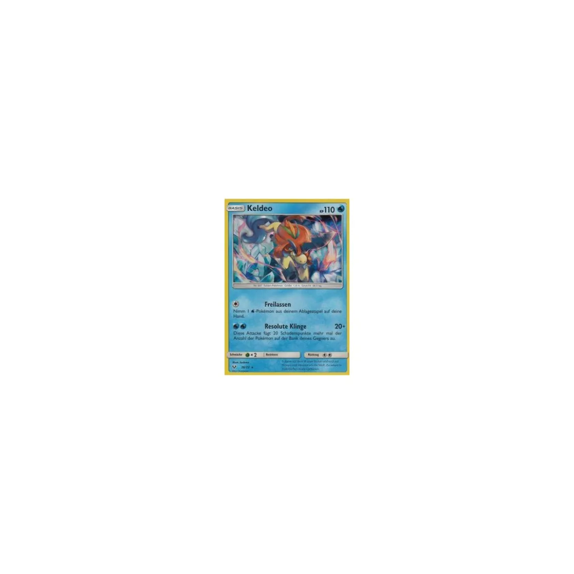Keldeo 026/73 HOLO