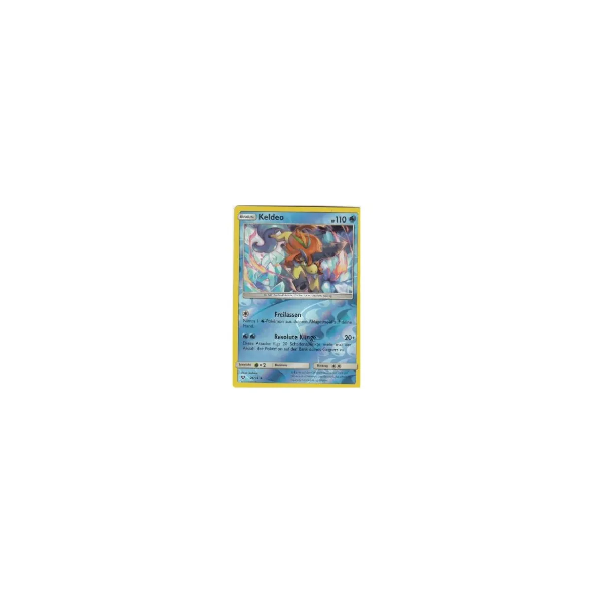 Keldeo 026/73 REVERSE HOLO