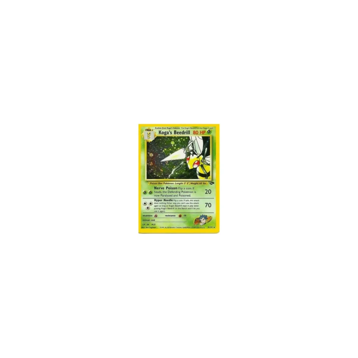 Koga's Beedrill 009/132 Holo