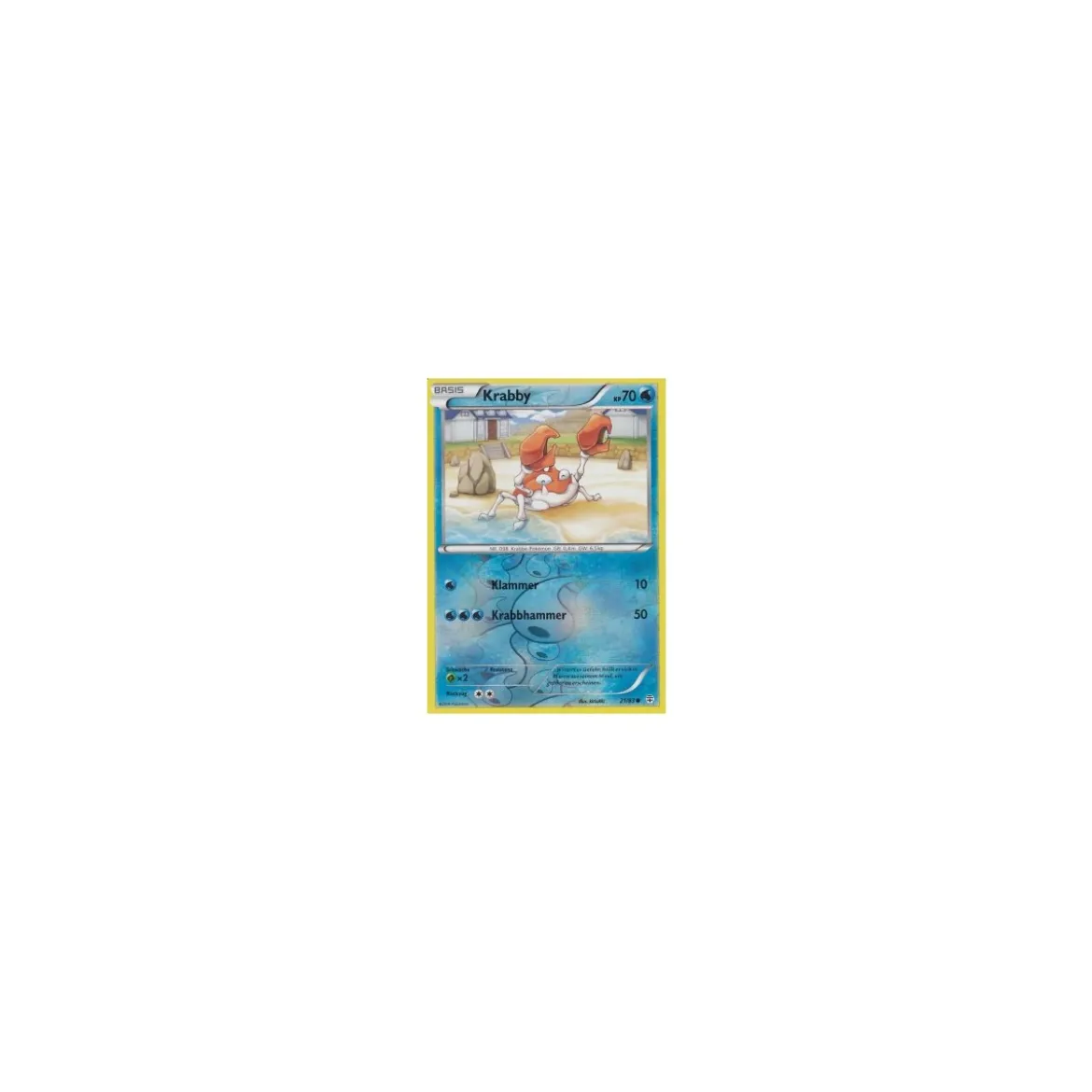 Krabby 21/83 REVERSE HOLO