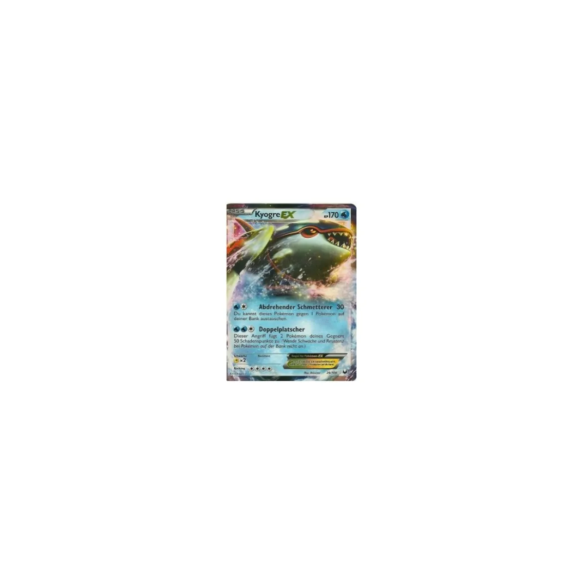 Kyogre-EX 026/108 HOLO