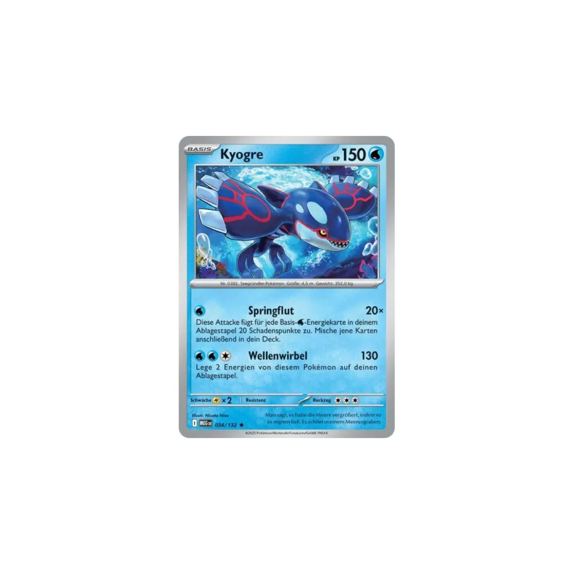 Kyogre 034/132 Holo