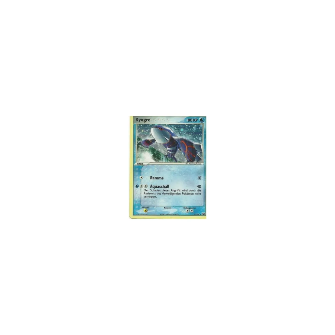 Kyogre 6/106 HOLO