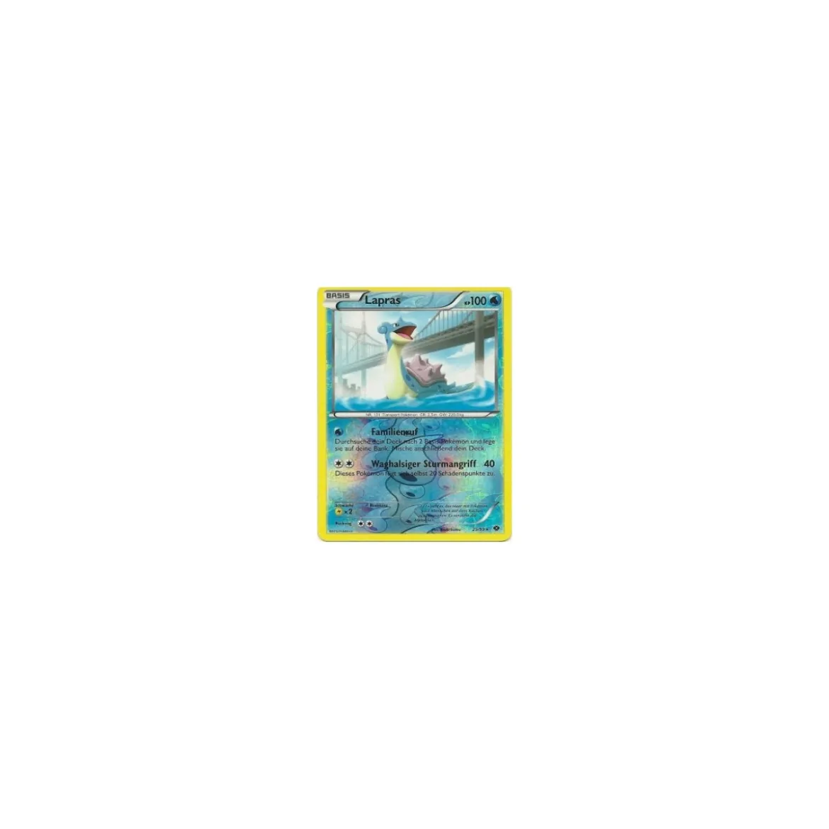 Lapras 25/99 REVERSE HOLO