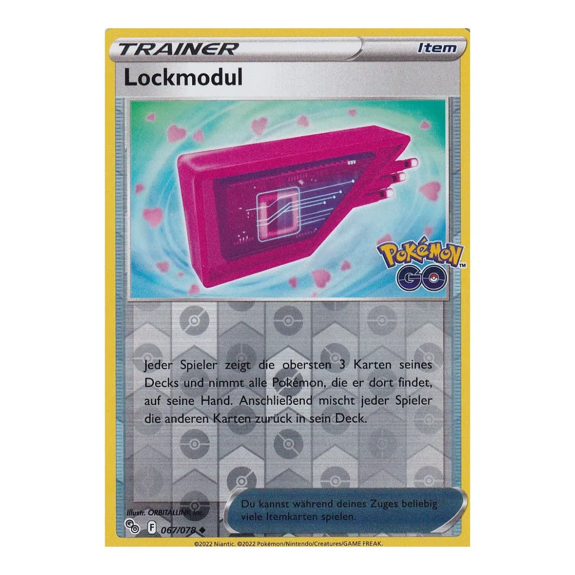 Lockmodul 067/078 REVERSE HOLO