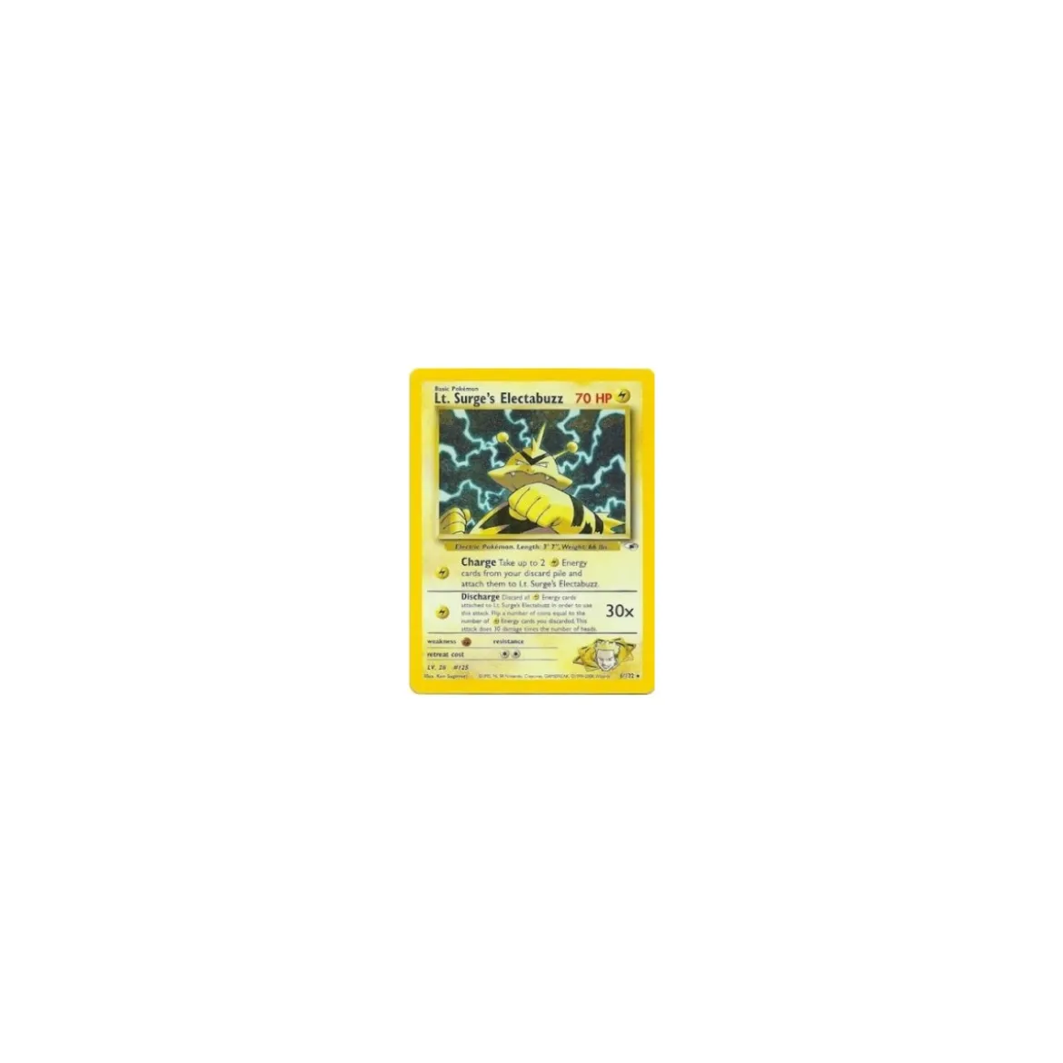 Lt. Surge's Electabuzz 006/132 Holo