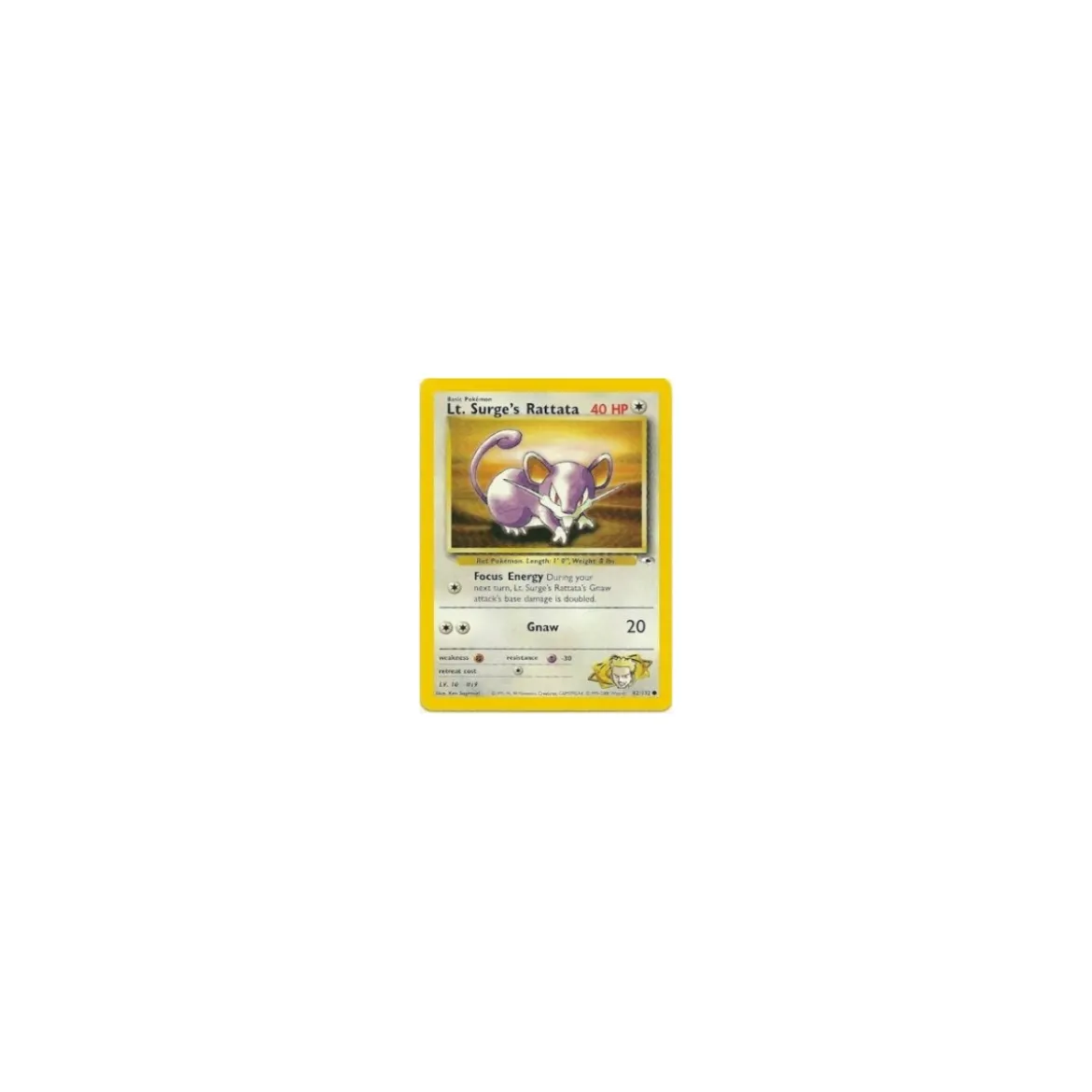 Lt. Surge's Rattata 082/132