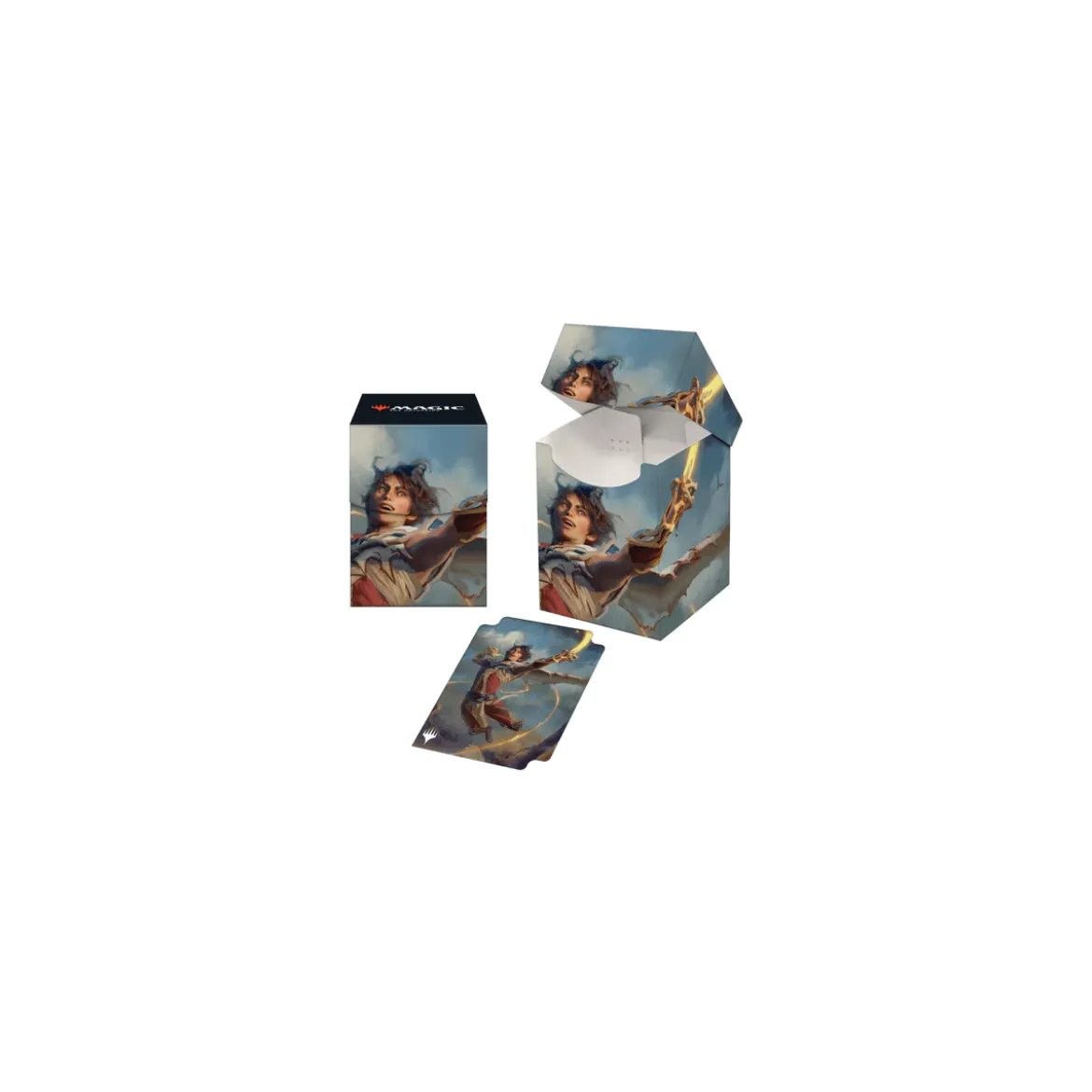 Magic Wilds of Eldraine Deck Box - Kellan, the Fae-Blooded (100+ Deck Box) von Ultra Pro