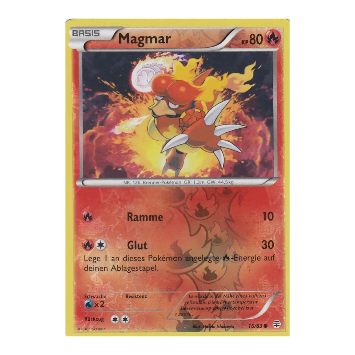 Magmar 16/83 REVERSE HOLO