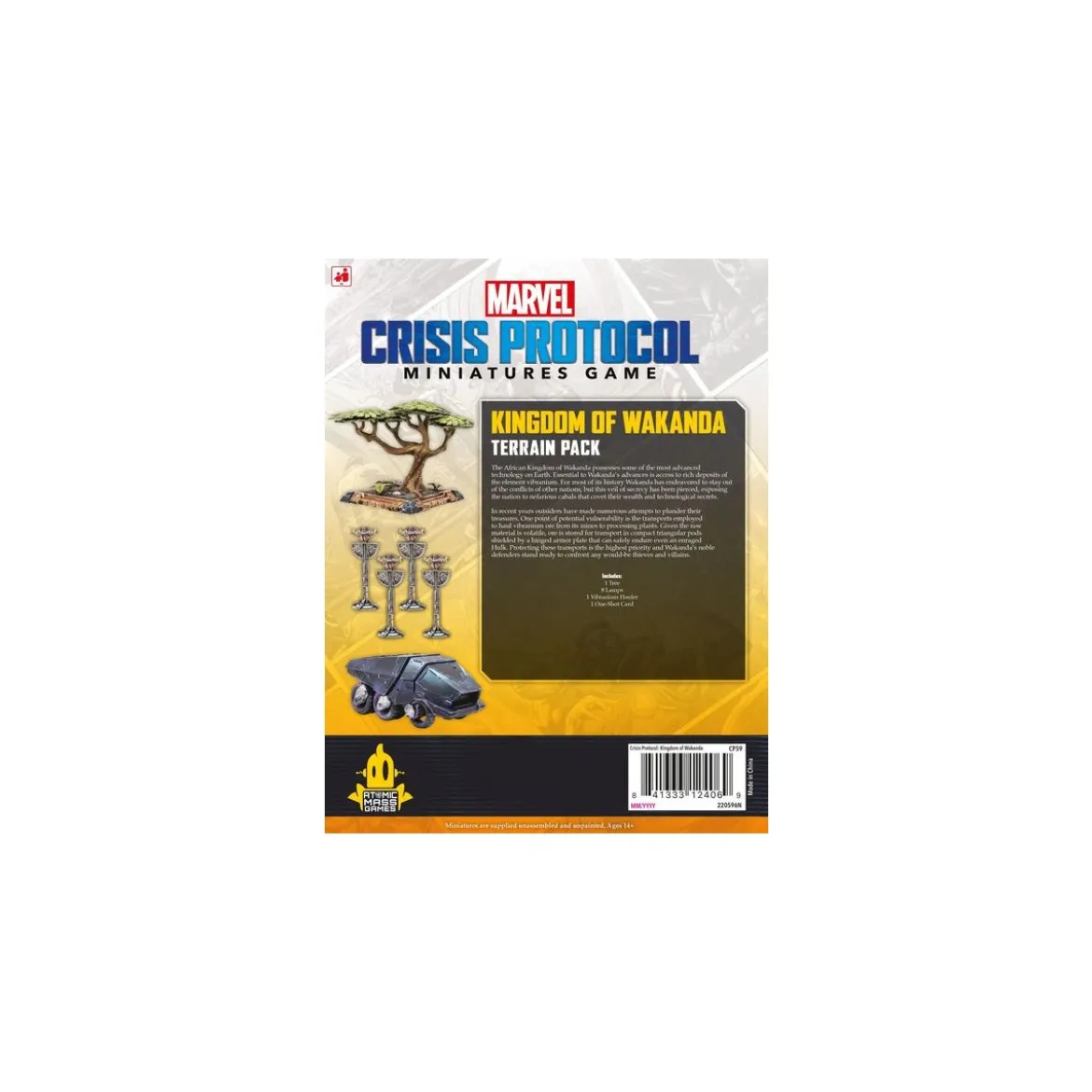 Marvel Crisis Protocol - Kingdom of Wakanda (Königreich Wakanda) - Brettspiel-Erweiterung