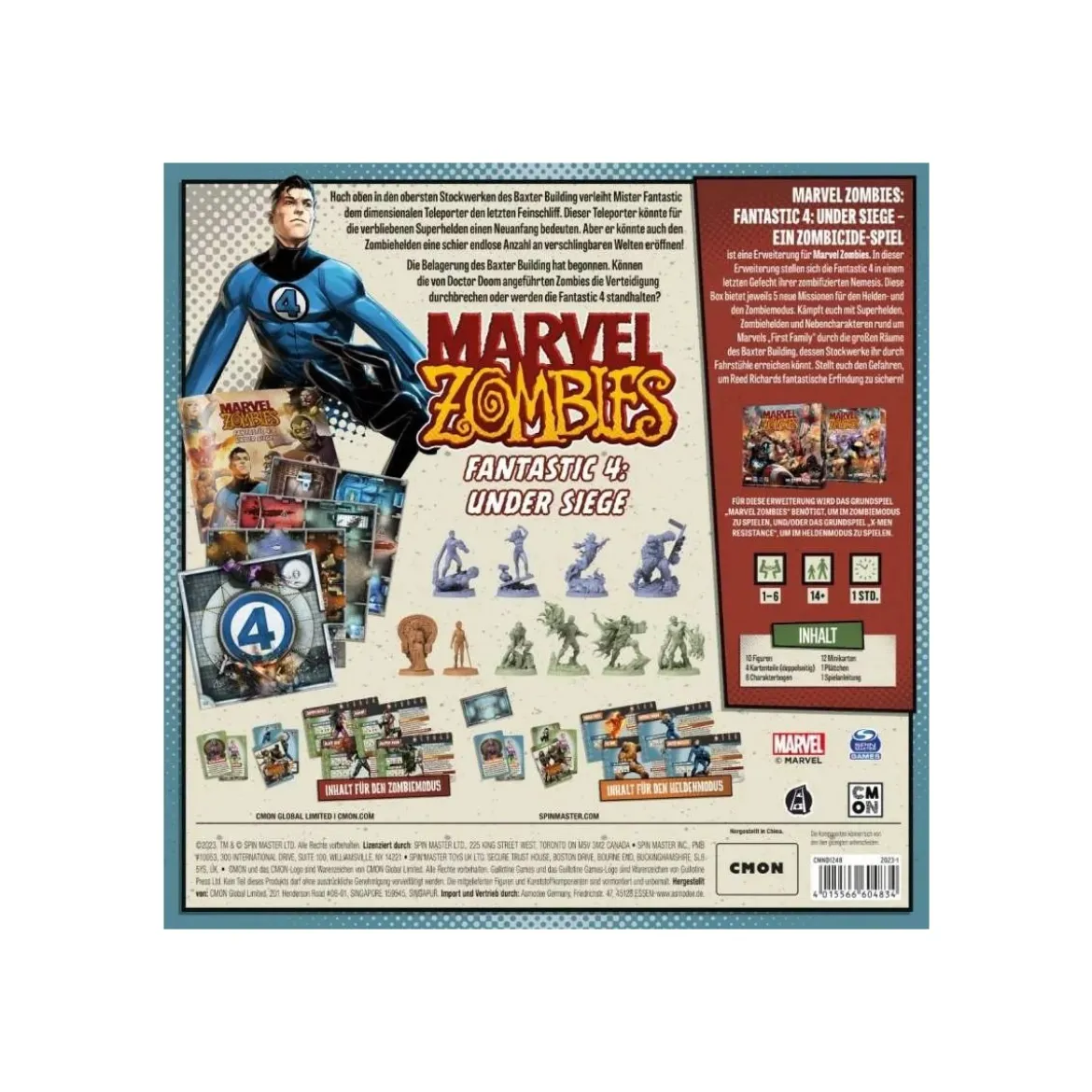Marvel Zombies - Fantastic 4 Under Siege - Brettspiel-Erweiterung