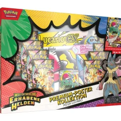 Mega-Entwicklung Erhabene Helden Mega-Lucario-EX Premium Poster Kollektion (deutsch)