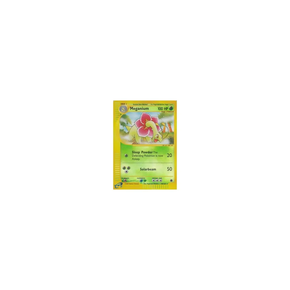 Meganium 53/165 REVERSE HOLO BESPIELT