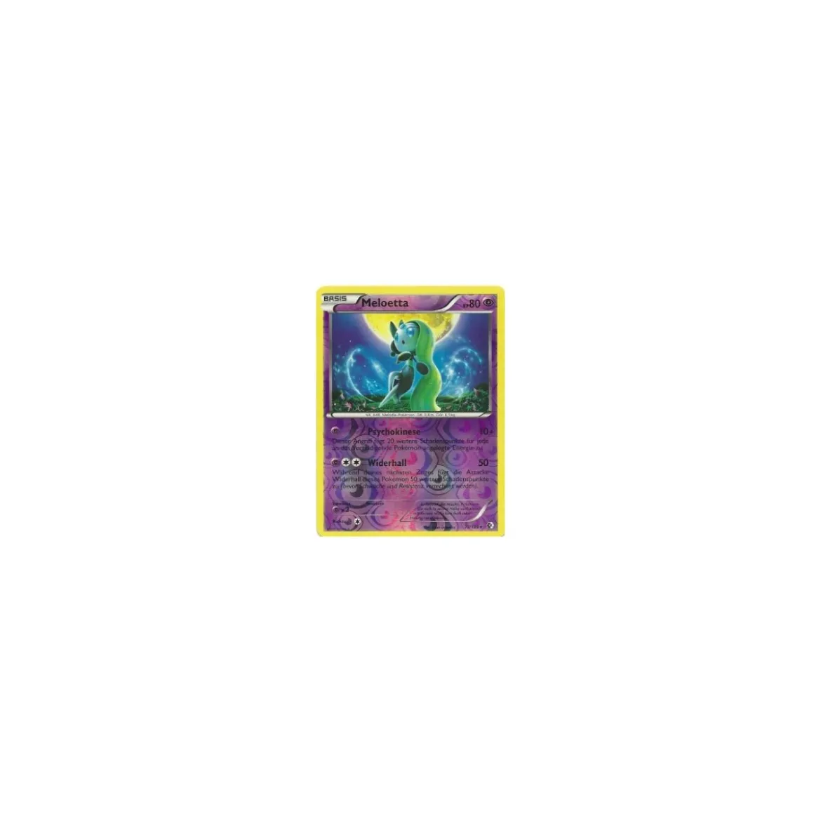 Meloetta 077/149 REVERSE HOLO