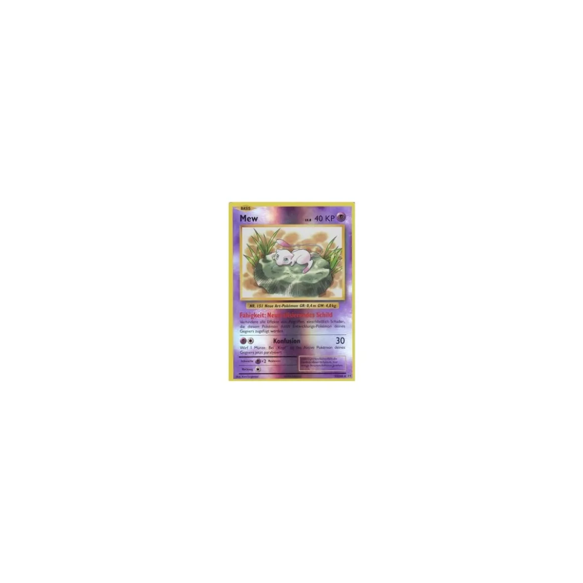 Mew 053/108 REVERSE HOLO