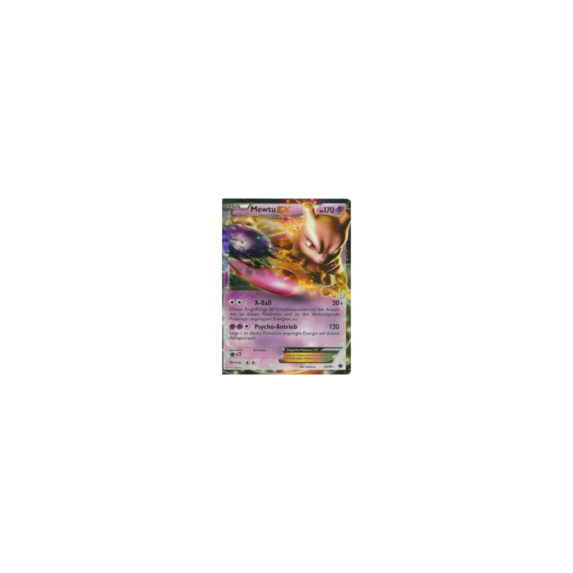 Mewtu EX 54/99 HOLO