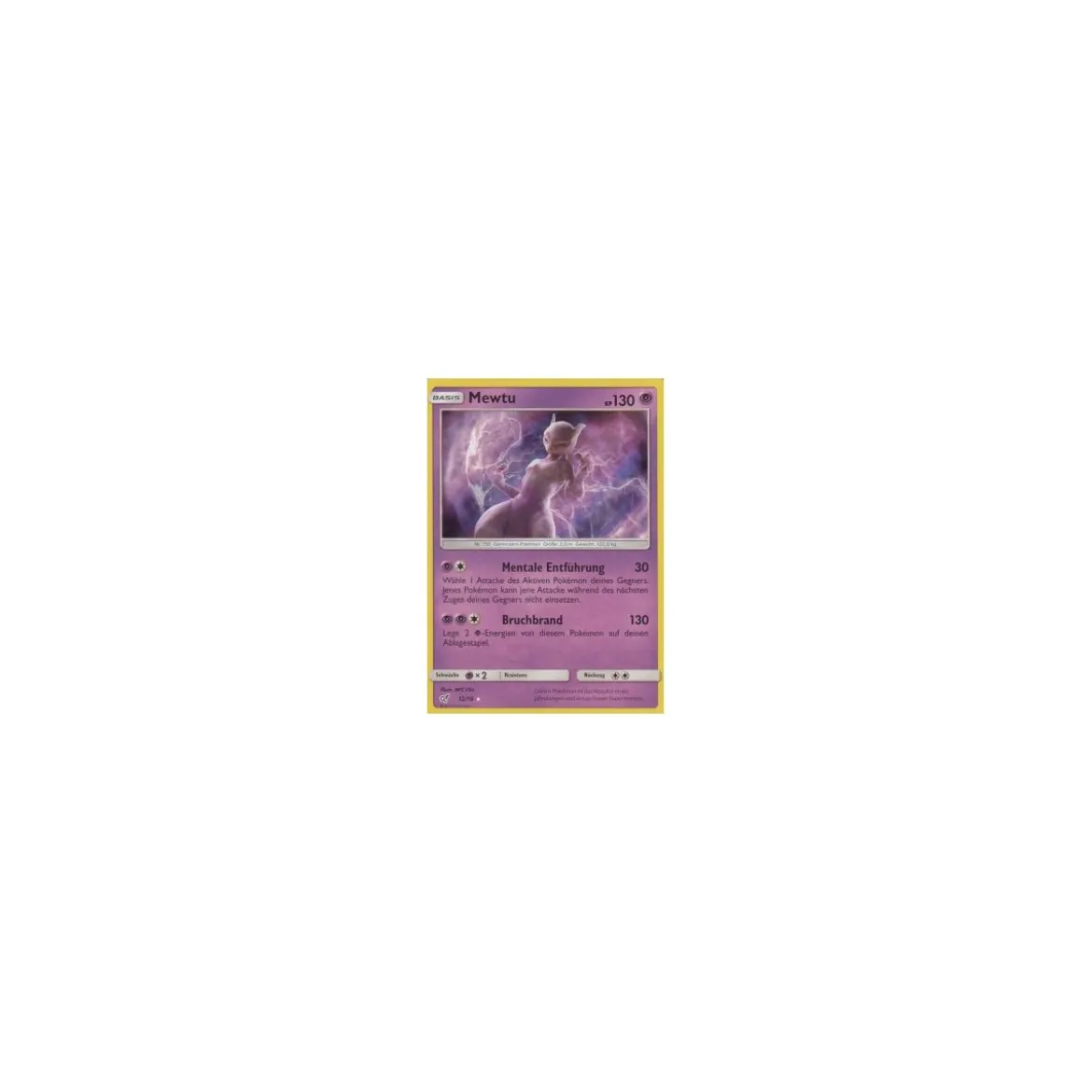 Mewtu 012/18 HOLO