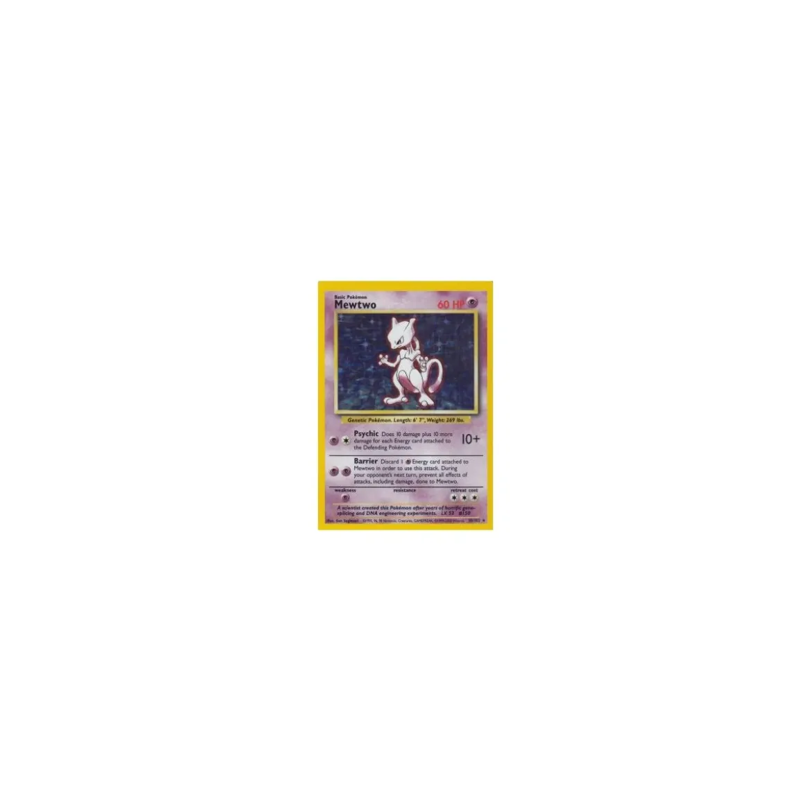 Mewtwo 10/102 HOLO