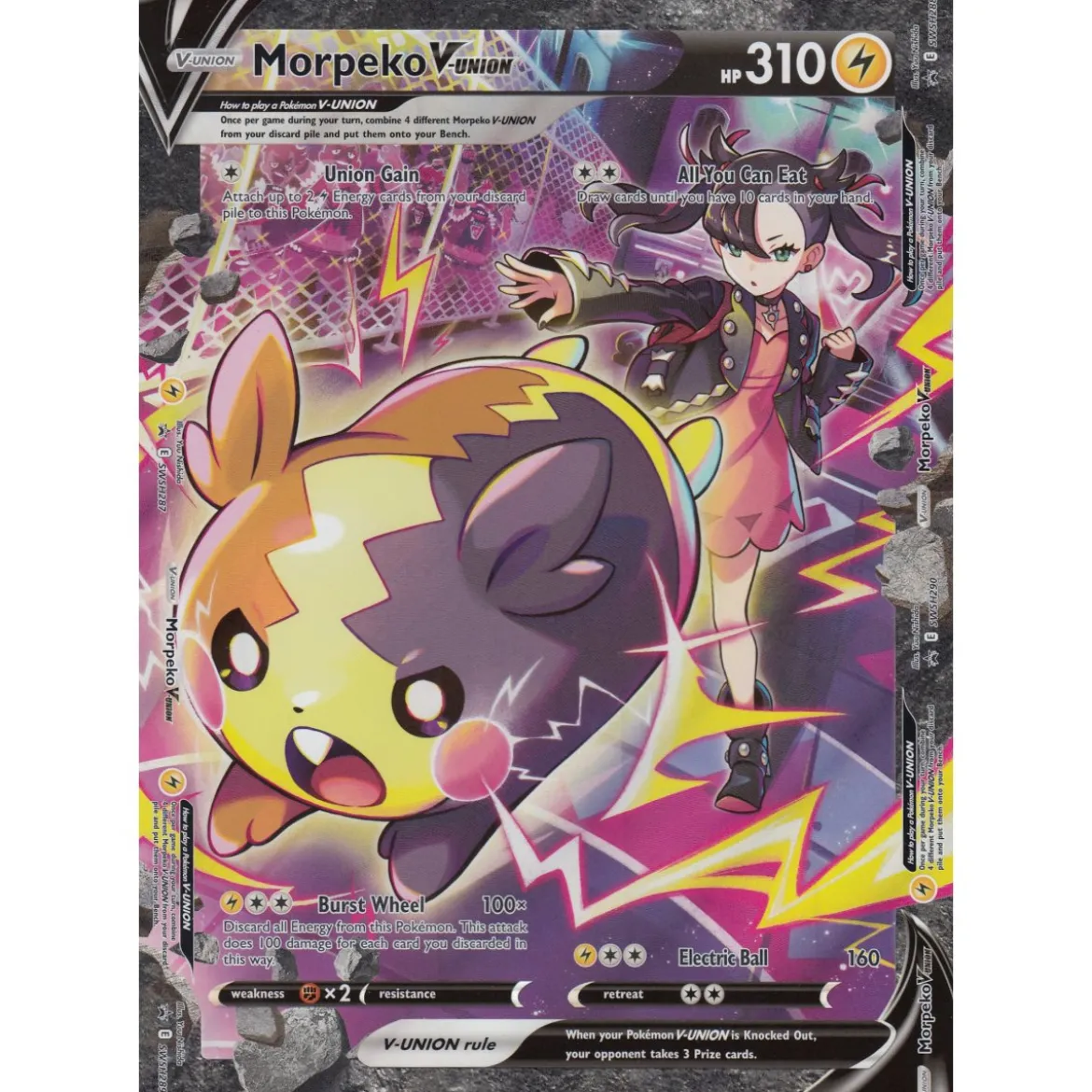 Morpeko V-Union SWSH287 PROMO XXL OVERSIZED/ÜBERGROß Englisch