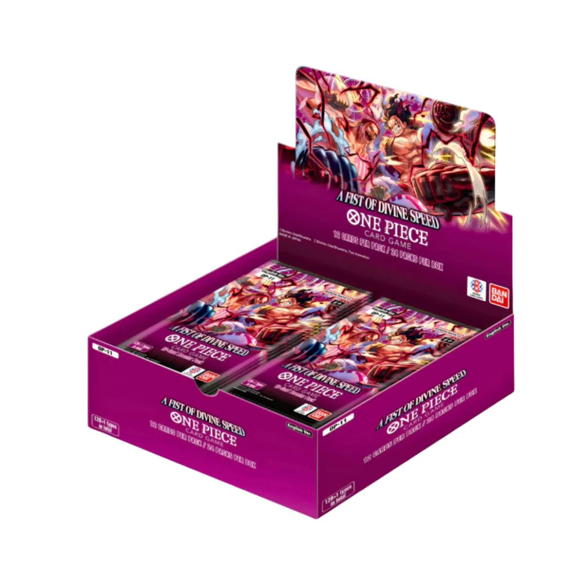One Piece Card Game - A Fist of Divine Speed Booster Box OP-11 (englisch)