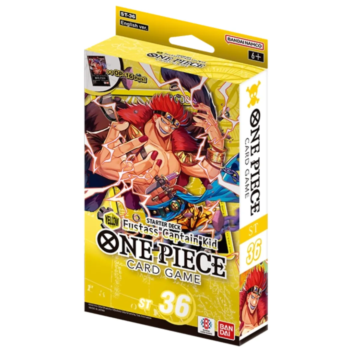 One Piece Card Game - Starter Deck - YELLOW Eustass"Captain"Kid ST-36 (englisch)