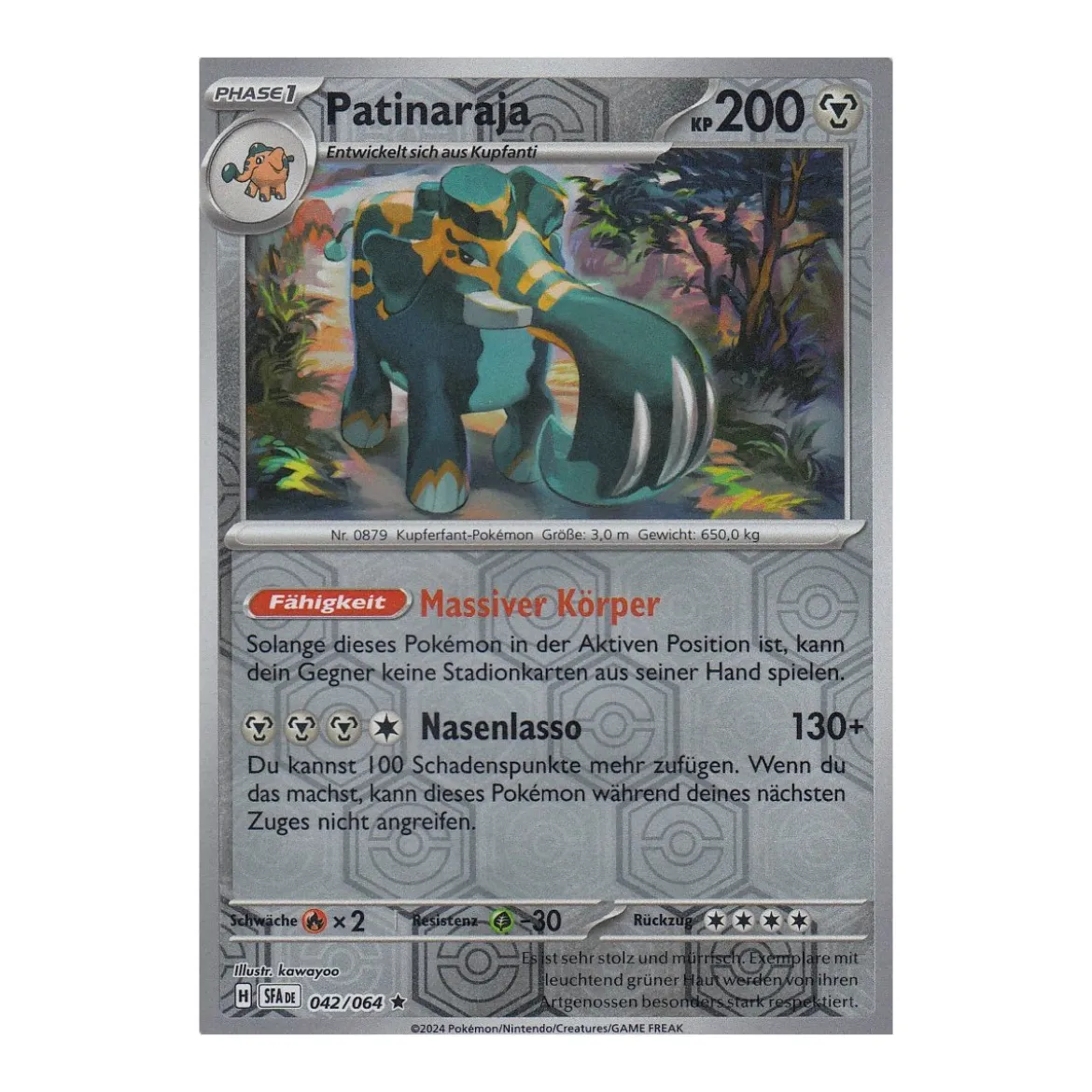 Patinaraja 042/064 Holo REVERSE HOLO
