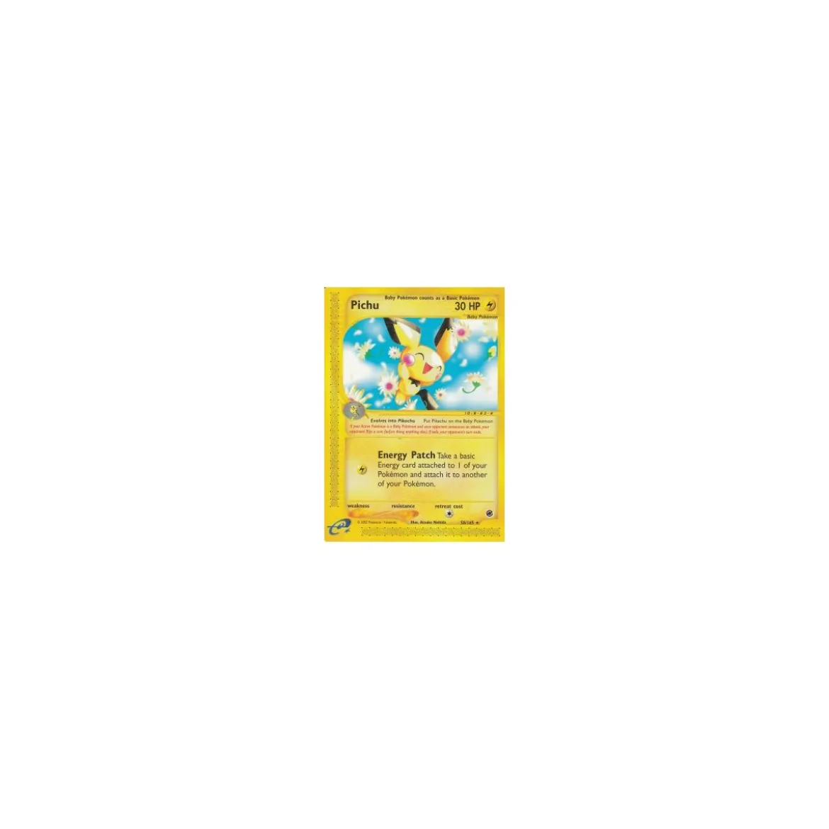 Pichu 58/165 BESPIELT
