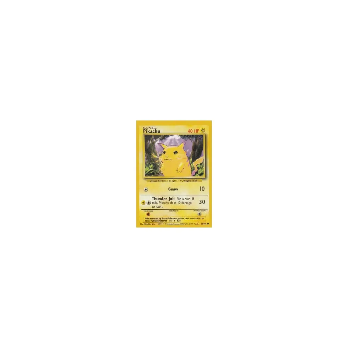 Pikachu 58/102