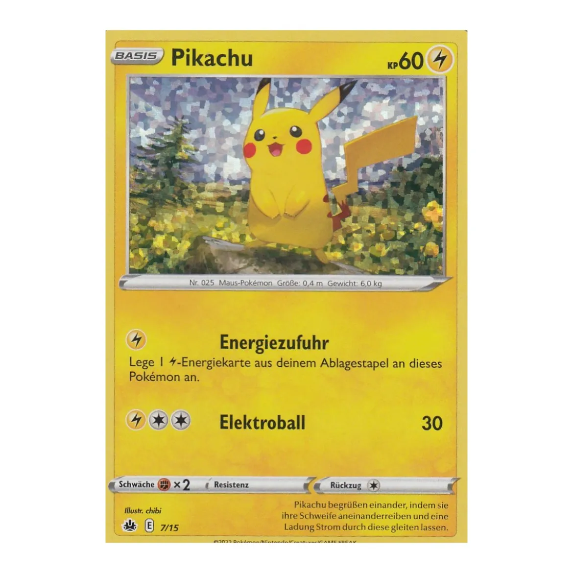 Pikachu 07a/15 Holo