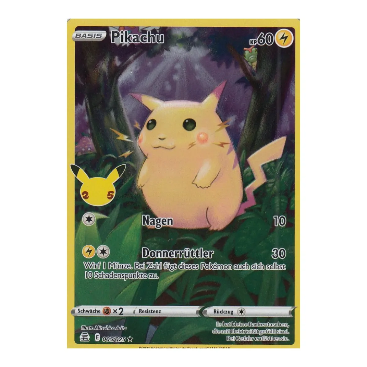 Pikachu 005/025 HOLO Celebrations