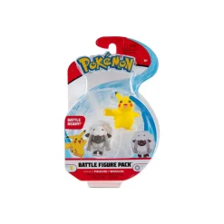 Pikachu, Wolly Pokemon Battleset Figure 4 cm von BOTI