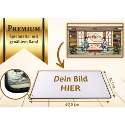 1-Player Custom PREMIUM Playmat - Spielmatte zum selbst gestalten