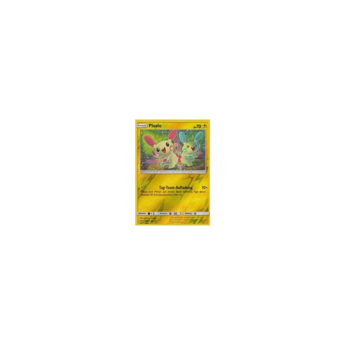 Plusle 033/73 REVERSE HOLO