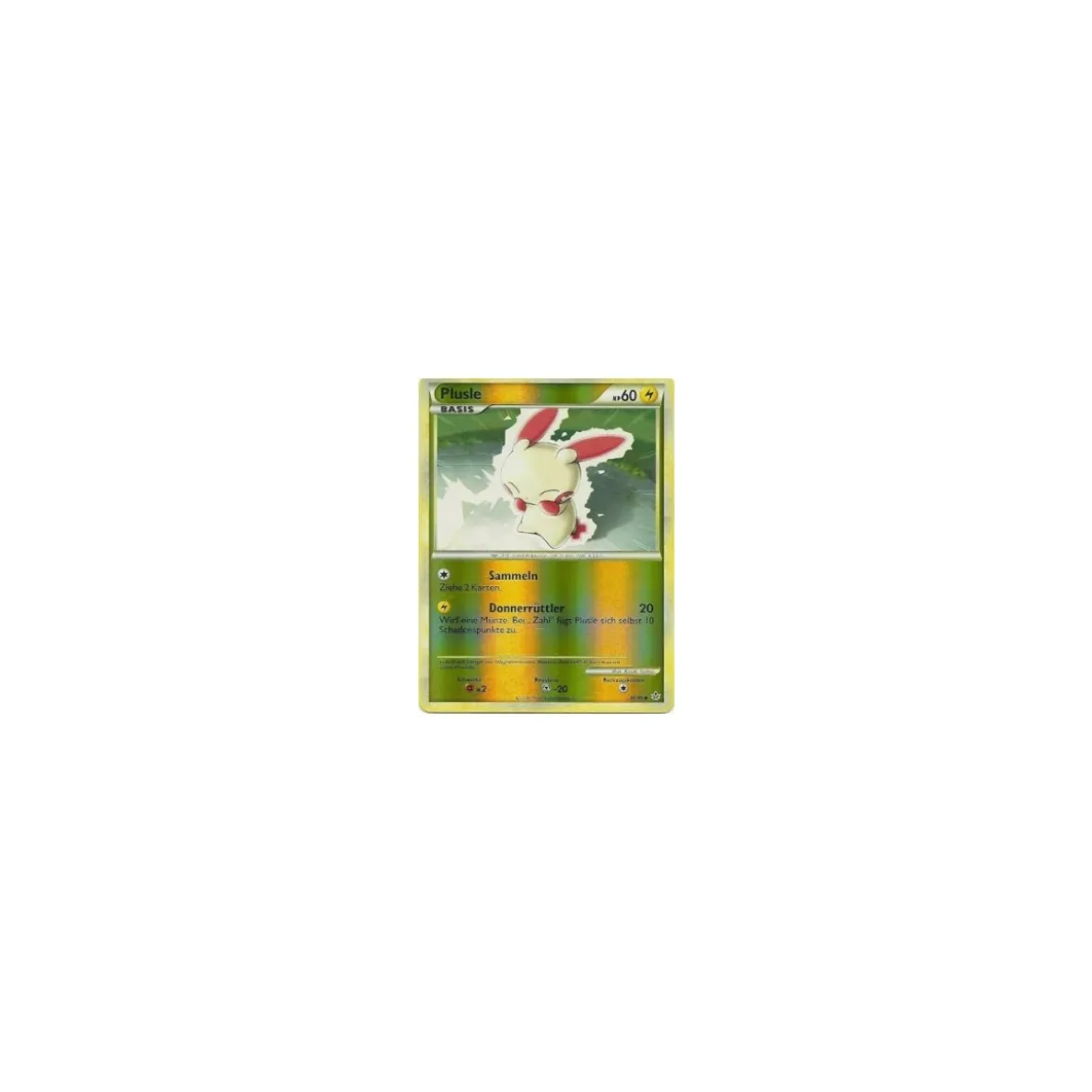 Plusle REVERSE HOLO