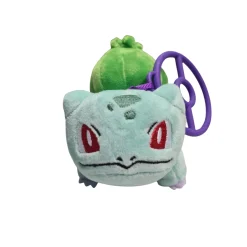 Pokemon Bisasam Plüsch Schlüsselanhänger mit Karabiner 8 cm