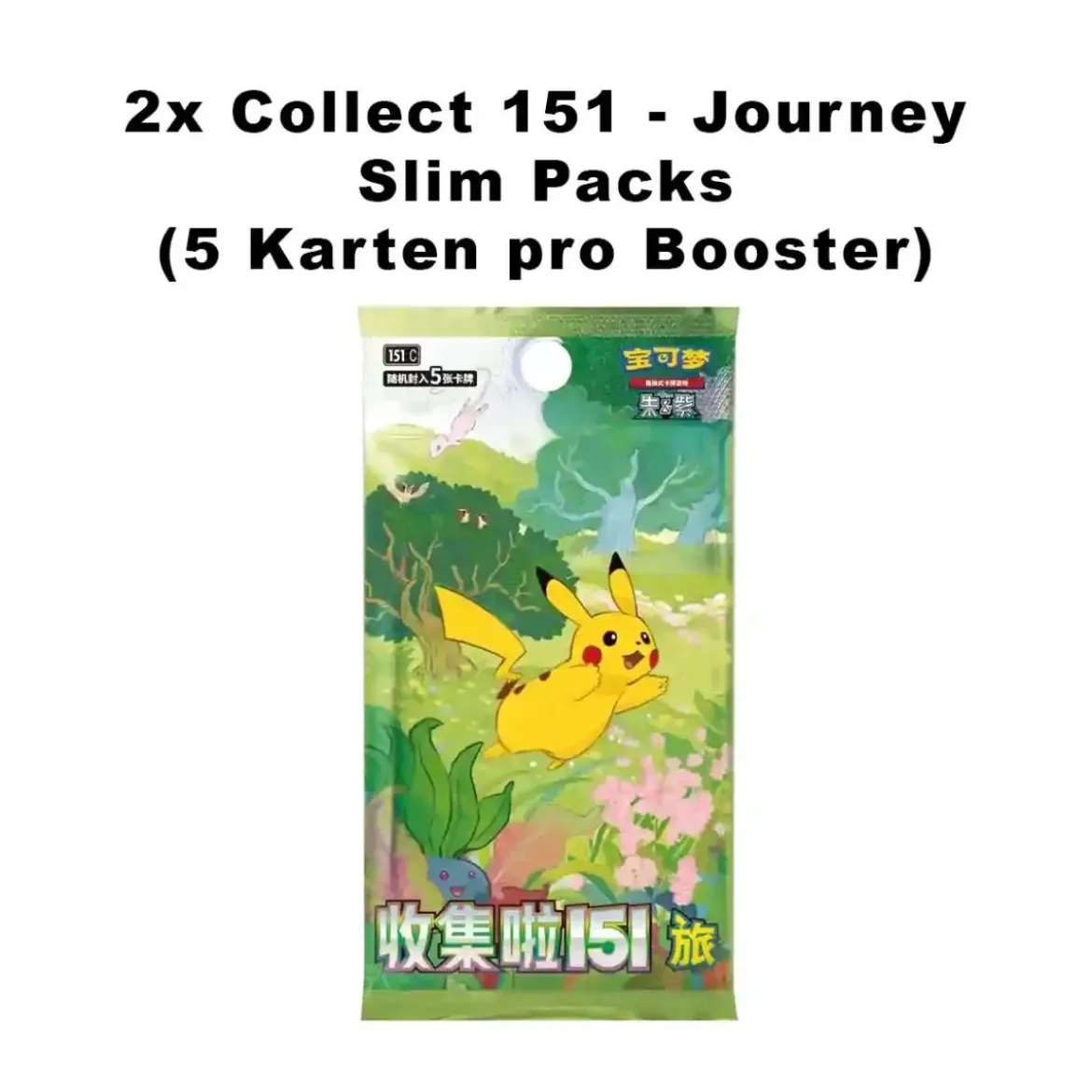 Pokemon Chinese Collect 151 Card Holder Set