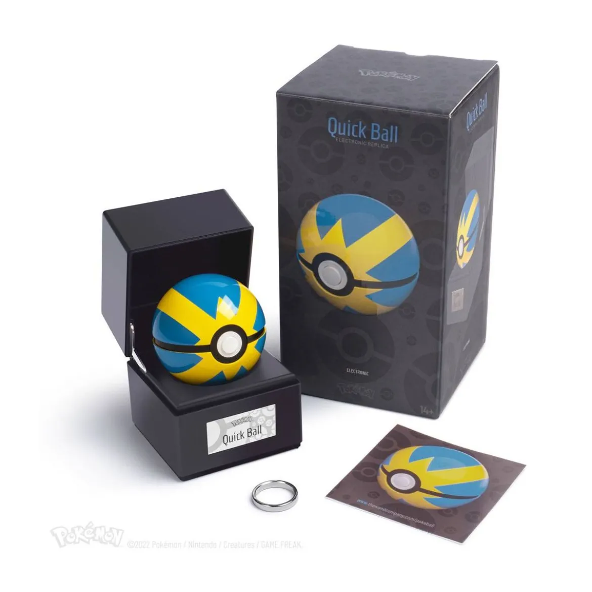 Pokemon Diecast Replika Quick Ball / Flottball mit Lichteffekt