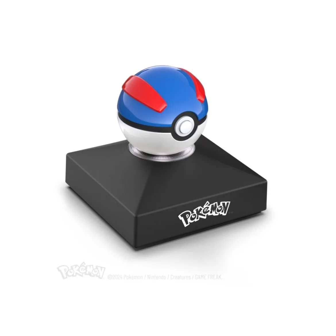 Pokemon Diecast Replik Mini Great Ball / Superball mit Lichteffekt