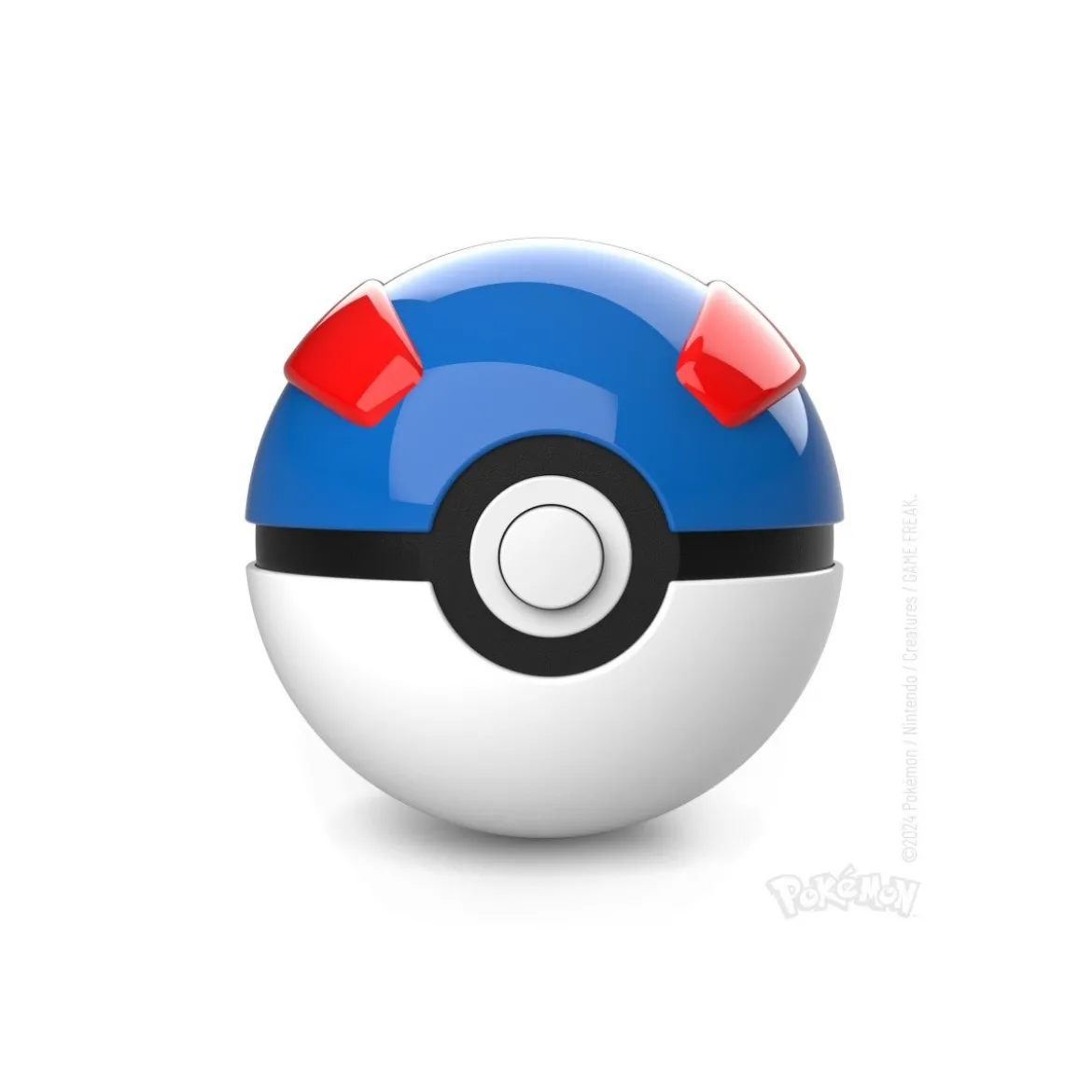 Pokemon Diecast Replik Mini Great Ball / Superball mit Lichteffekt