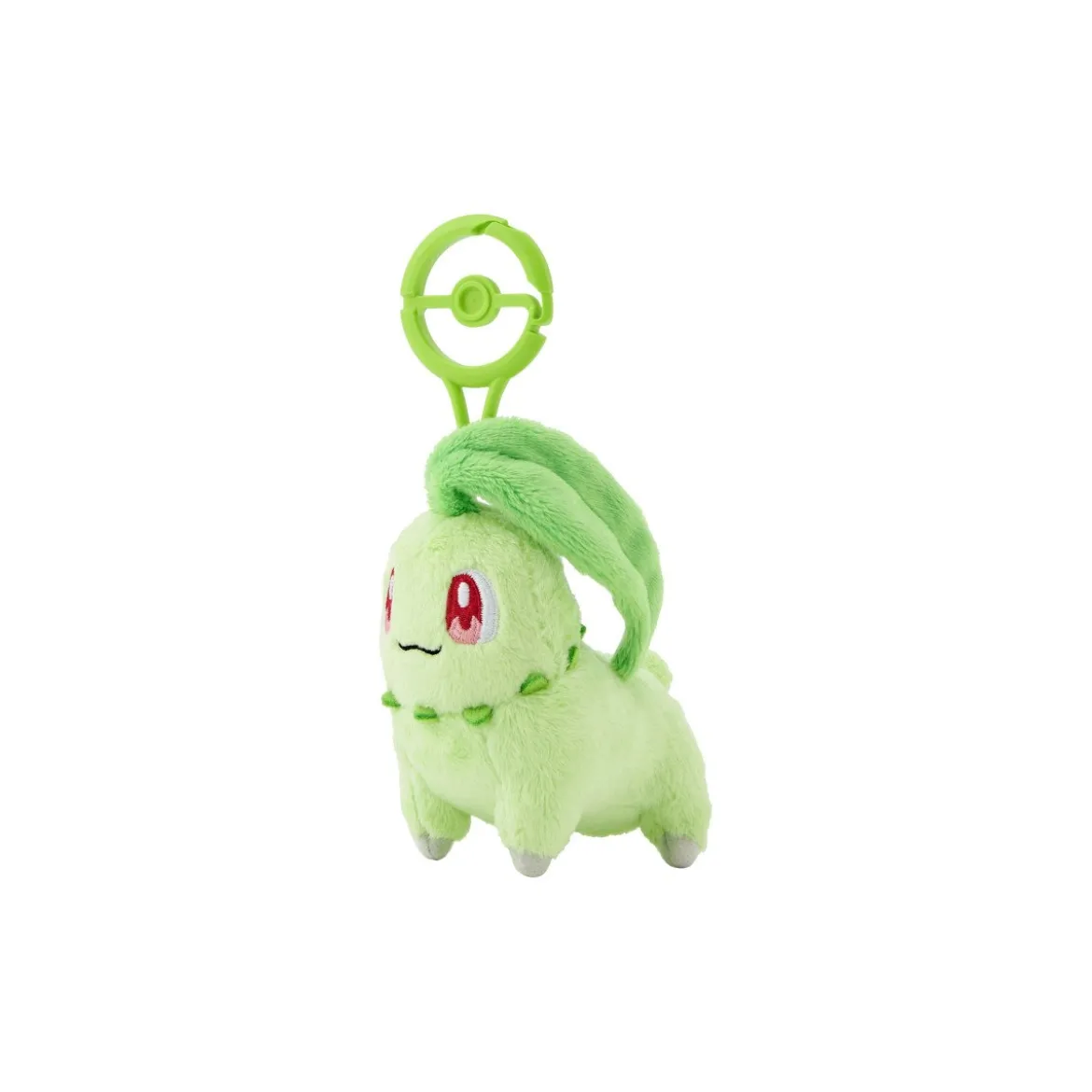Pokemon Endivie Plüsch Schlüsselanhänger mit Karabiner 9 cm