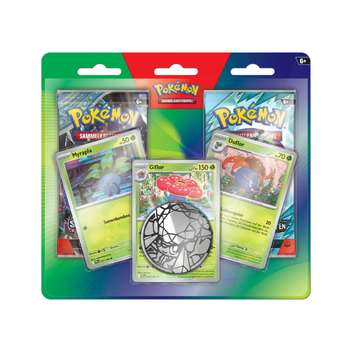 Pokemon Enhanced 2-Pack Blister 2026 - Myrapla, Giflor & Duflor (deutsch)