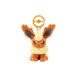 Pokemon Flamara Plüsch Schlüsselanhänger mit Karabiner 8 cm