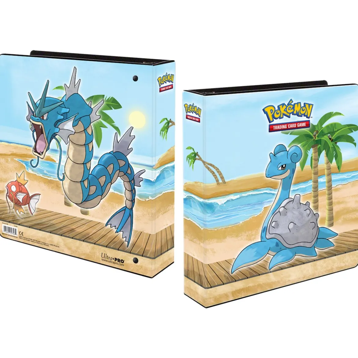 Pokemon Gallery Series Seaside Kapador, Garados, Lapras Album Ultra Pro (Ringordner)